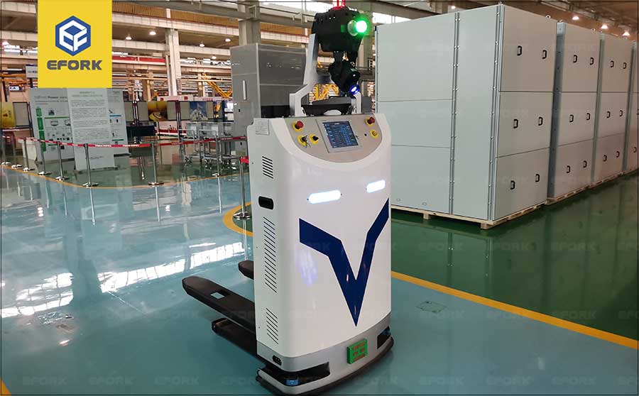 AGV pallet stacker