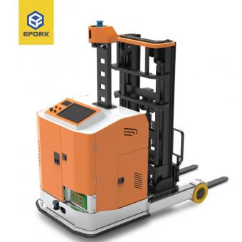 Side Standing Electric Reach Truck AGV Forklift