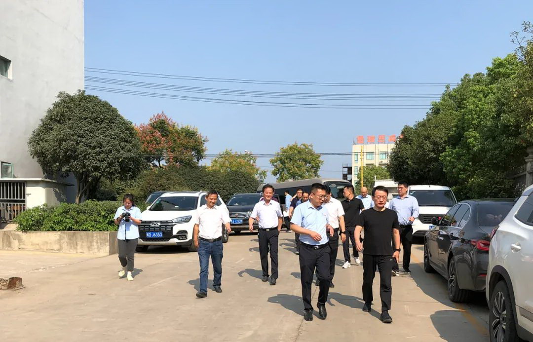 Warmly welcome Chen Wei, Secretary of Feixi County Party Committee, to visit Anhui Yufeng Intelligent Technology Co., Ltd. for investigation