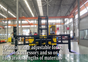 5-ton omnidirectional forklift - specially built for heavy-duty long material handling and stacking scenarios